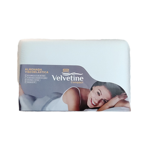 Producto Almohada (60x40cm) Velvetine | Premium Compact Viscoelástica | 2x1